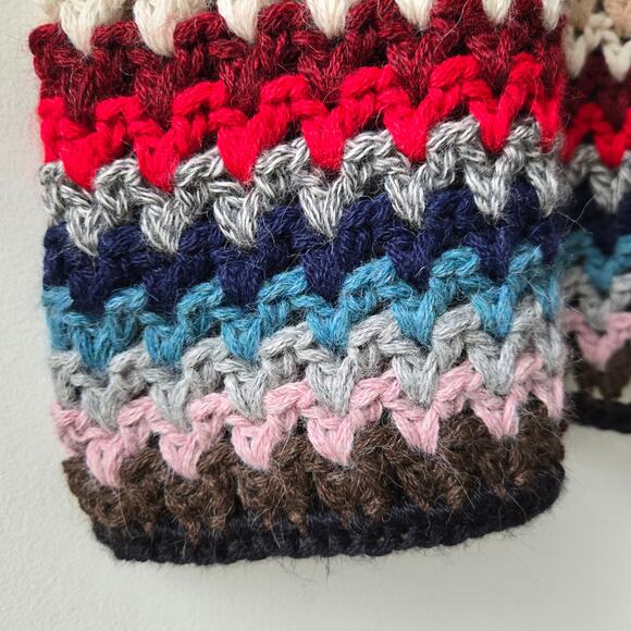 Proche Studio NEW Baby Alpaca Crochet Knit Sleeveless Tunic Sweater Top Large - Picture 8 of 8